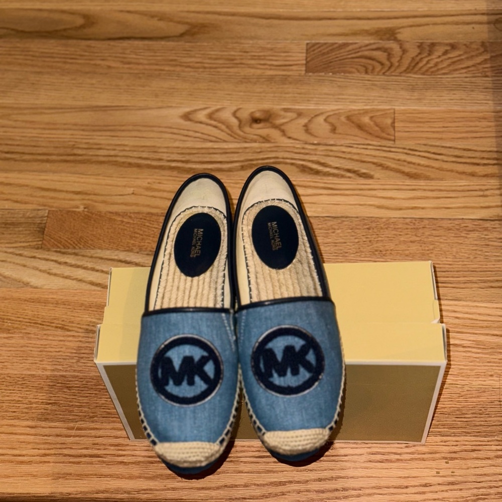 Michael Kors Blue Espadrilles with Logo